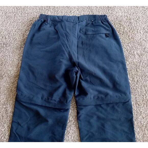 World Wide Sportsman Fishing Cargo Convertible Pants Blue Mens Size L /32 36x32 - Picture 4 of 7